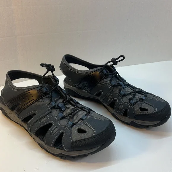 Ozark Trail Blue, Gray & Black Waterproof Hiking Trekking Sandals Size 13 - Picture 2 of 8